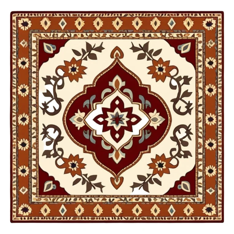 Arabian rug or carpet sticker