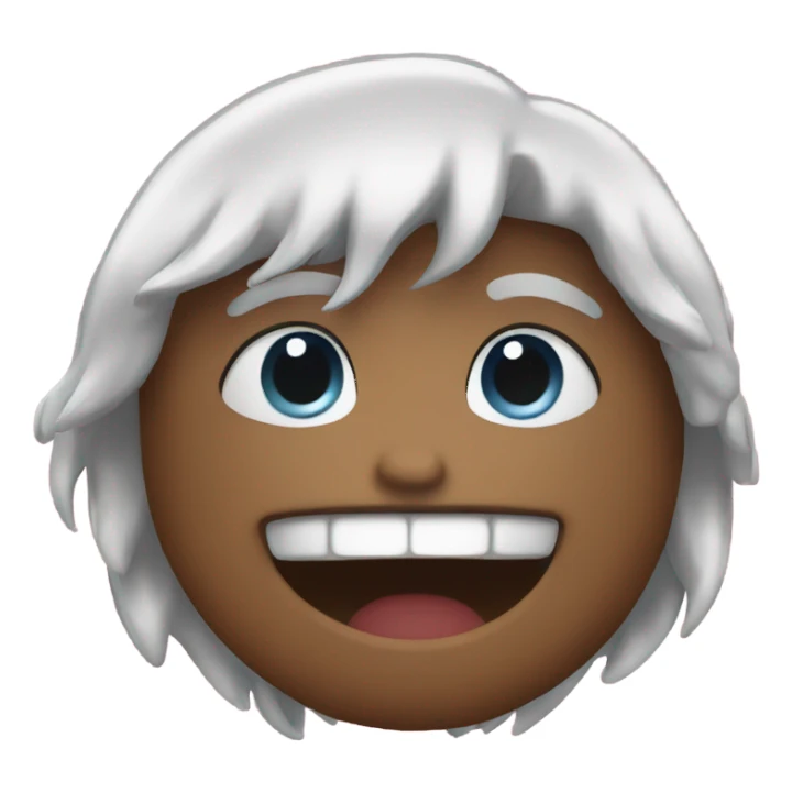 Heart eyes and drool sticker