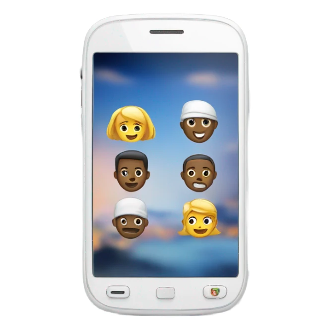 mobile Phone front view sticker