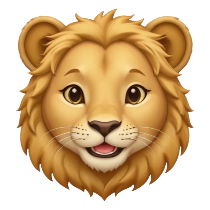 Happy cute Lioness sticker