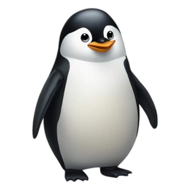 A penguin act like miss you  sticker