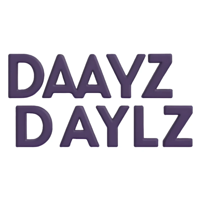 the word 'dayz' sticker