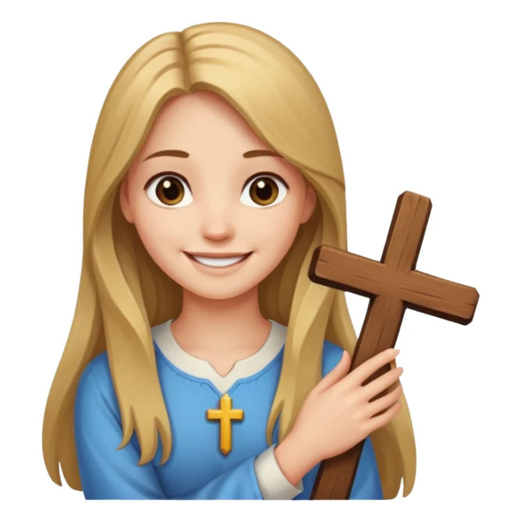 Emoji mocinhas cristãs  sticker