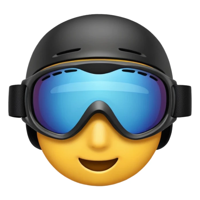 ski googles sticker
