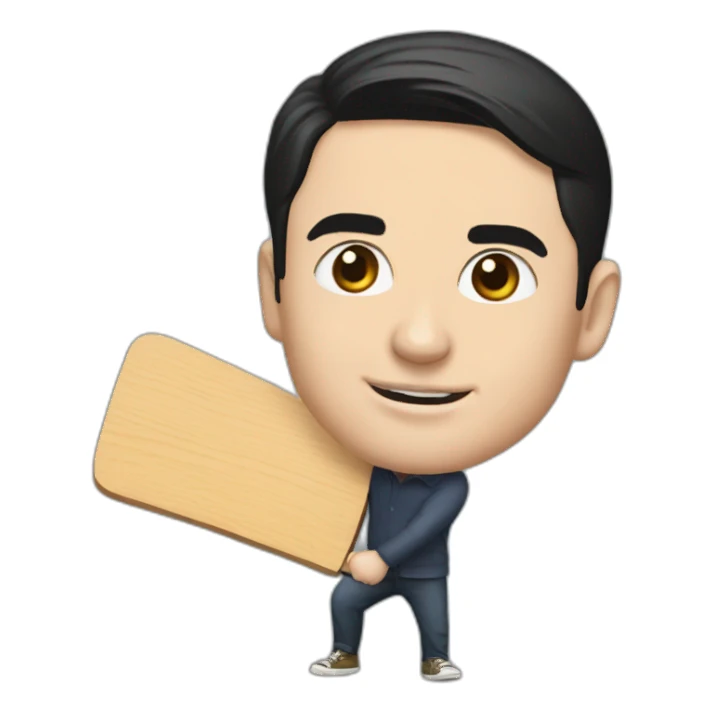 ben shapiro holding board foot sticker