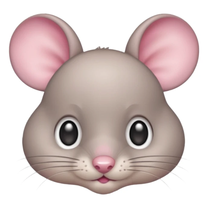 An baby mice face sticker