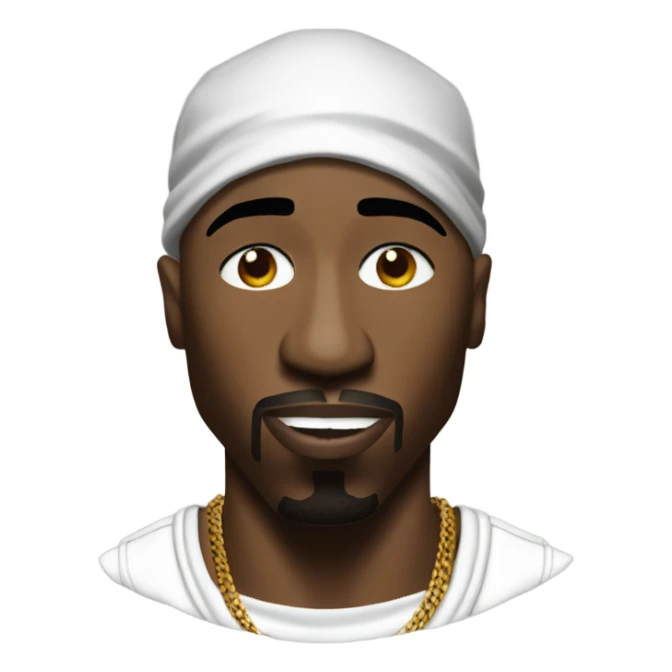 THE RAPPER 2PAC sticker