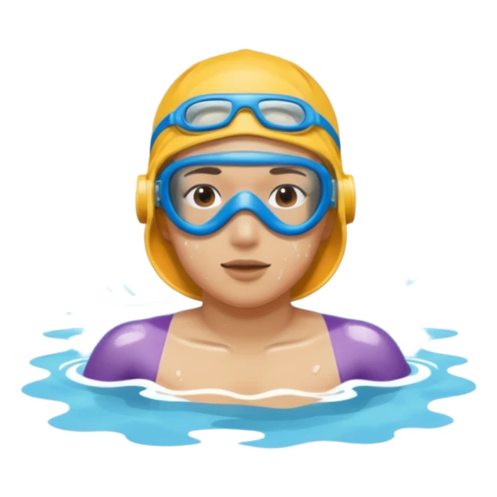 alat muka berenang sticker