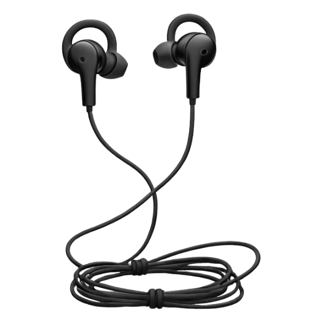 old wired earphones sticker
