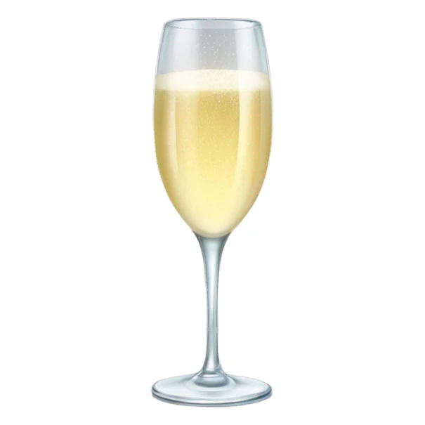 glass of prosecco sticker