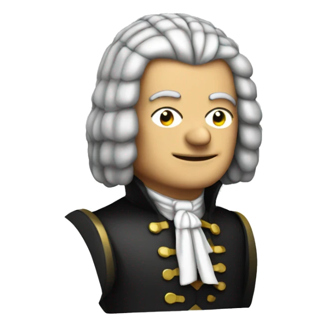 robot Johann Sebastian Bach sticker