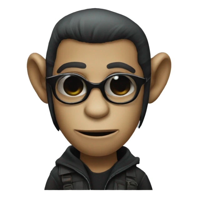 Monkey from the matrix sticker