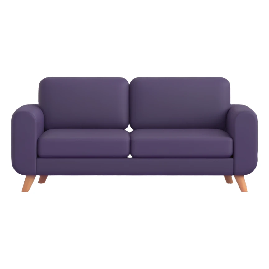 sofa as a 3D emoji sticker