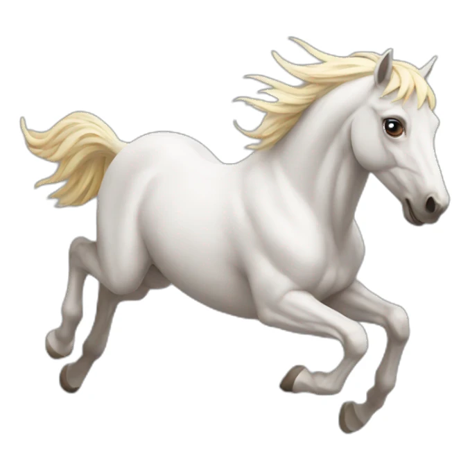 Flying horse sticker