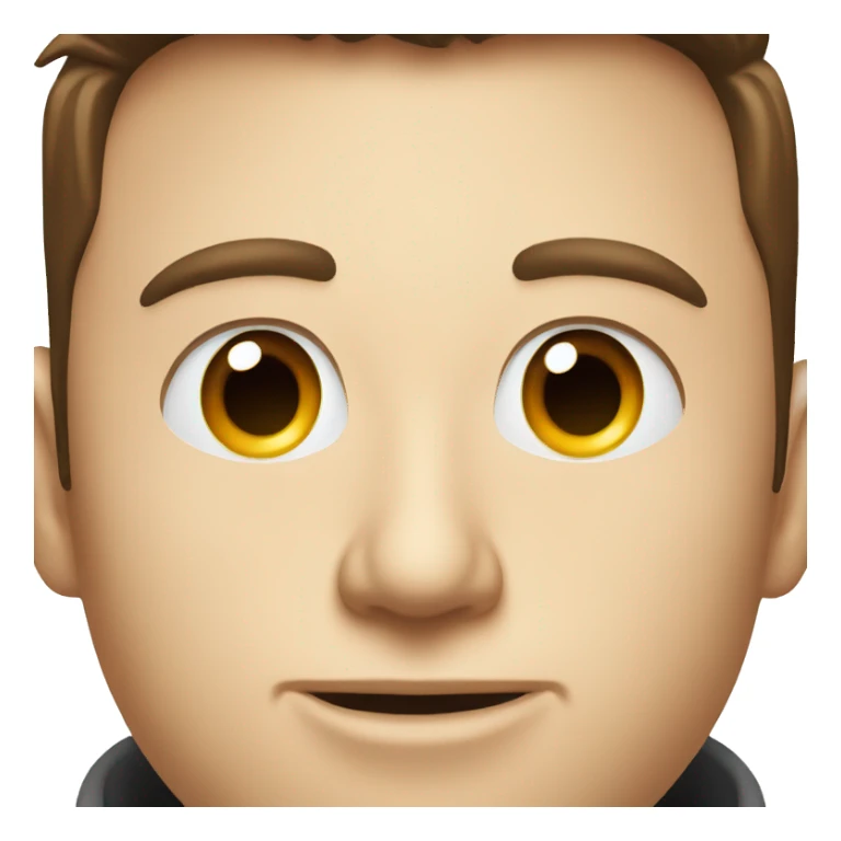 Elon Musk with GoGo face sticker