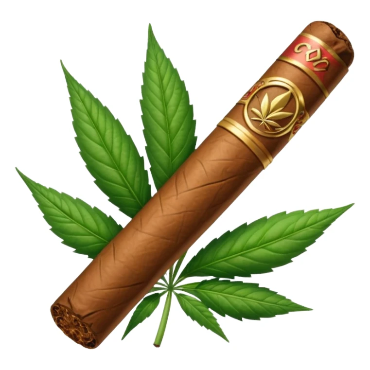 Backwood with weed in it sticker