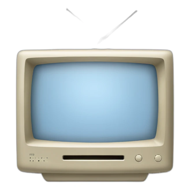 Nintendo Wii in den Fernseher sticker