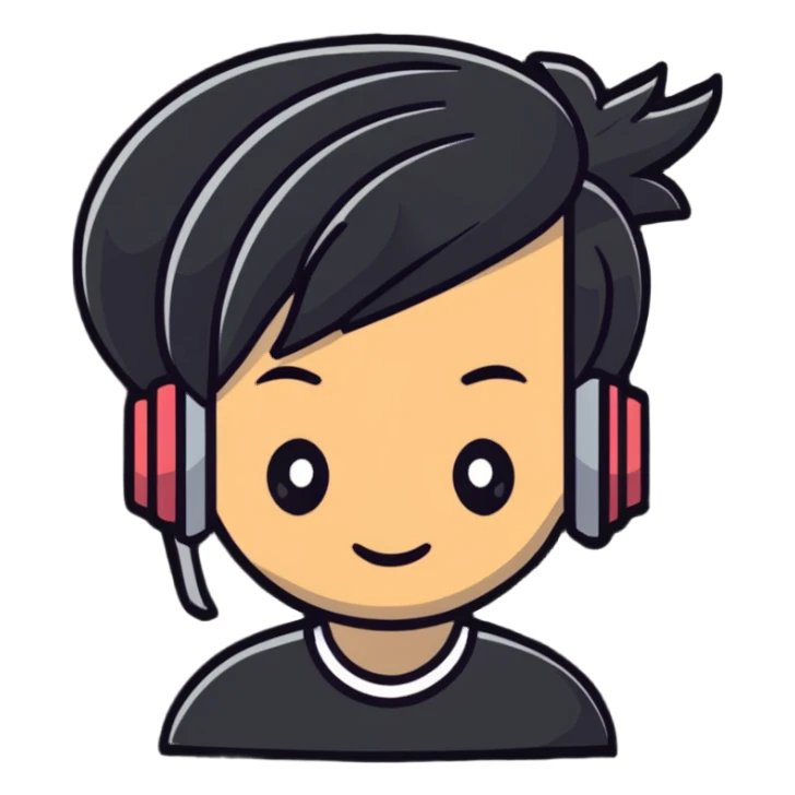 hairstyling conference with speaker demonstrating techniques sticker