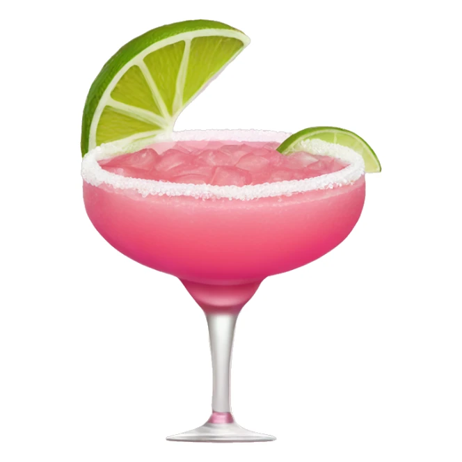 Pink margarita without garnish  sticker