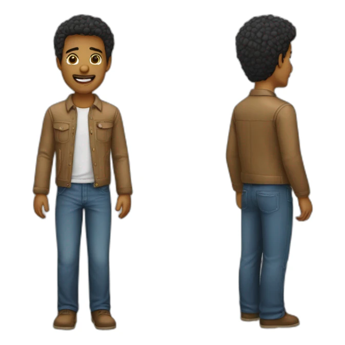 homem com dinheiro na mão sticker