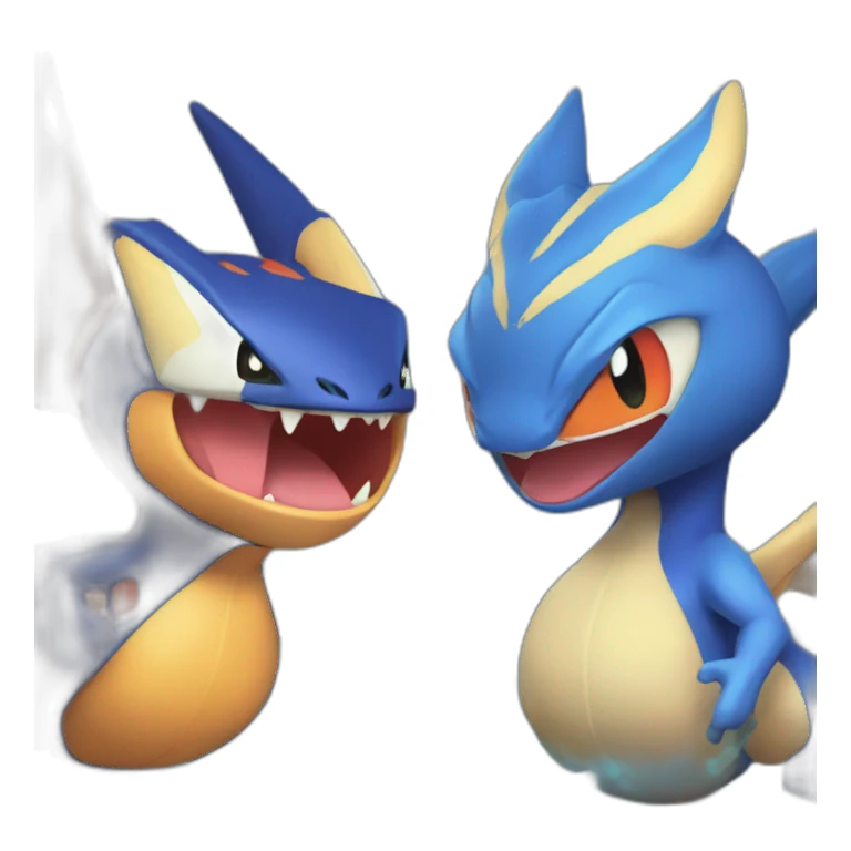 Greninja vs charizard sticker