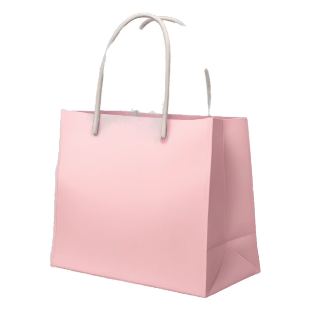 Shopping bag pastel pink  sticker