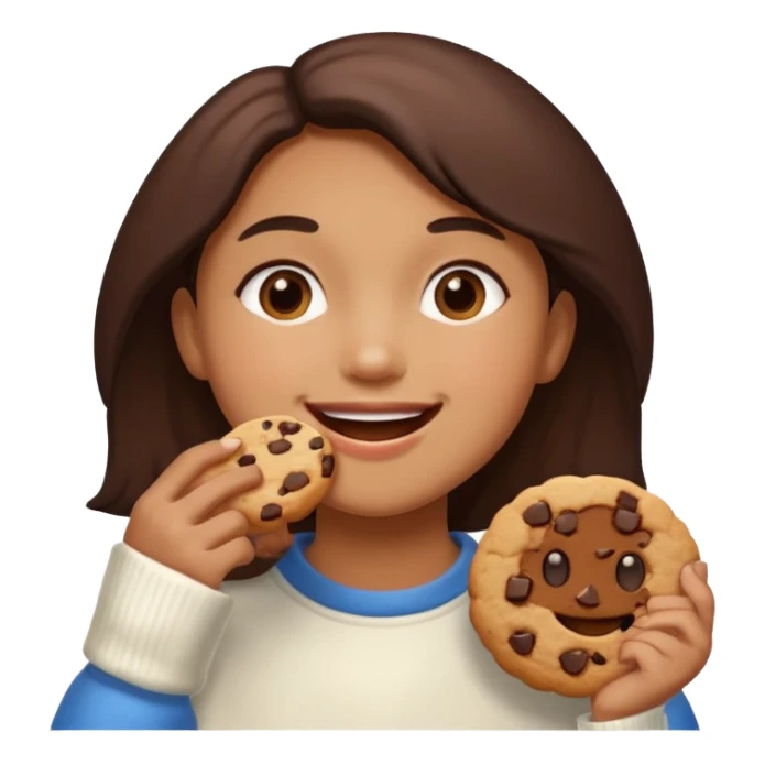 cute cookie eat sticker