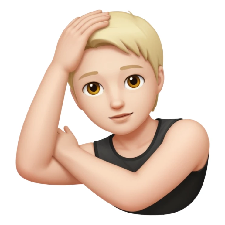 elbow extended sticker