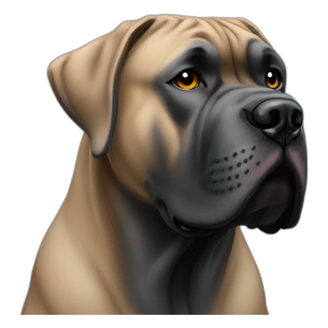 Cane Corso in profile sticker