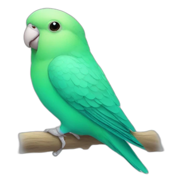 dilute green turquoise parrotlet sticker