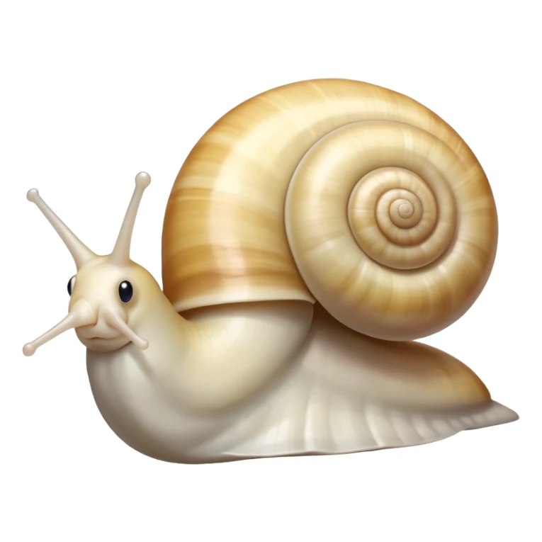 white snail sticker