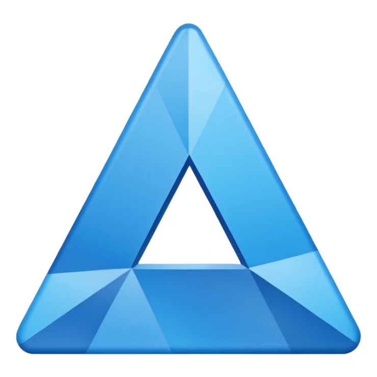 Triangle sticker