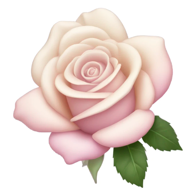 Pastel rose emoji sticker