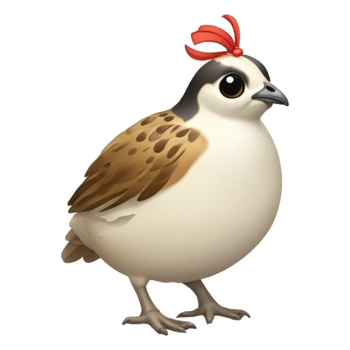 Quail in ja sticker