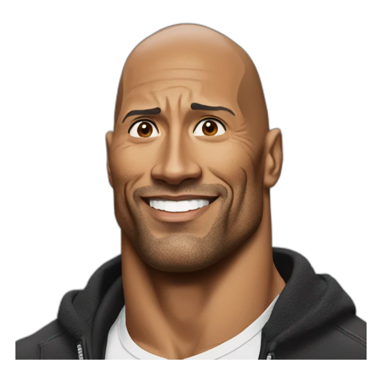 Dwayne Johnson cheap sticker