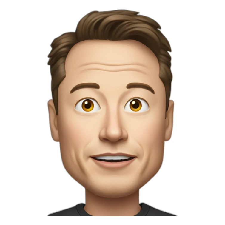 elon musk jaw dropping sticker