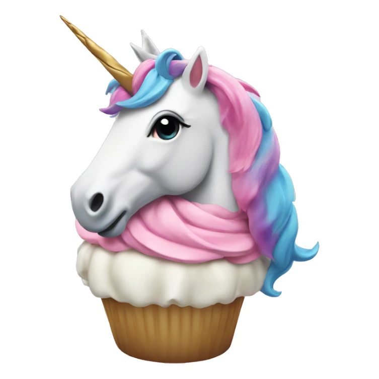 Unicorn cupcake  sticker