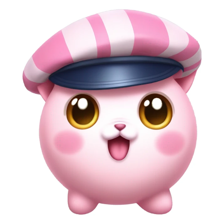A french jigglypuff singing sticker