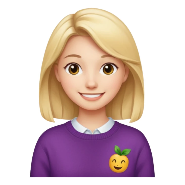 Preppy girl  sticker