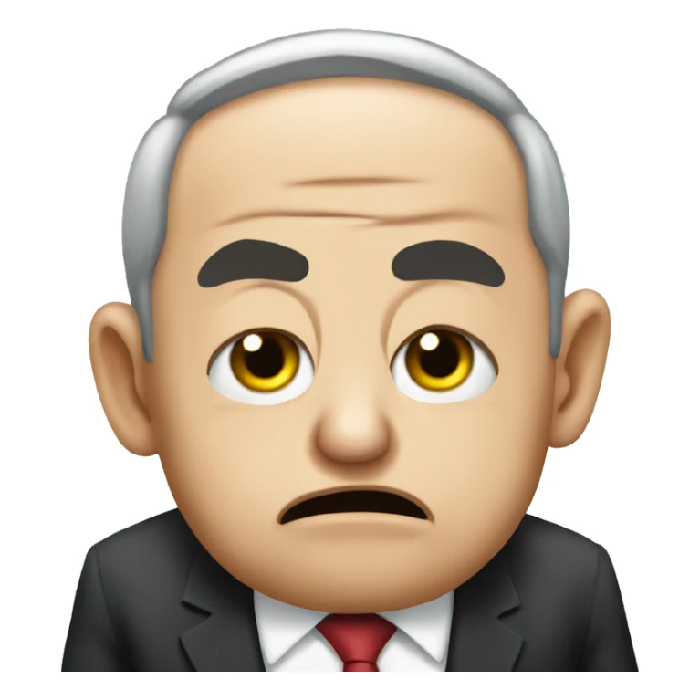 Benjamin Netanyahu crying sticker