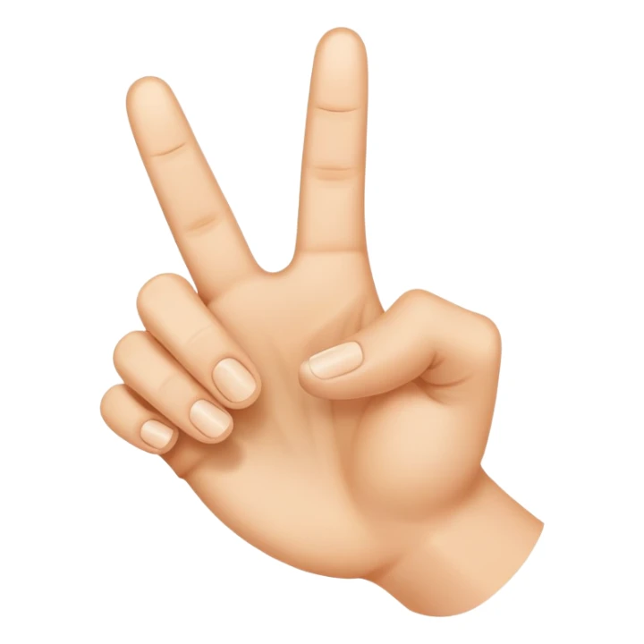 hand with index finger pointing sticker