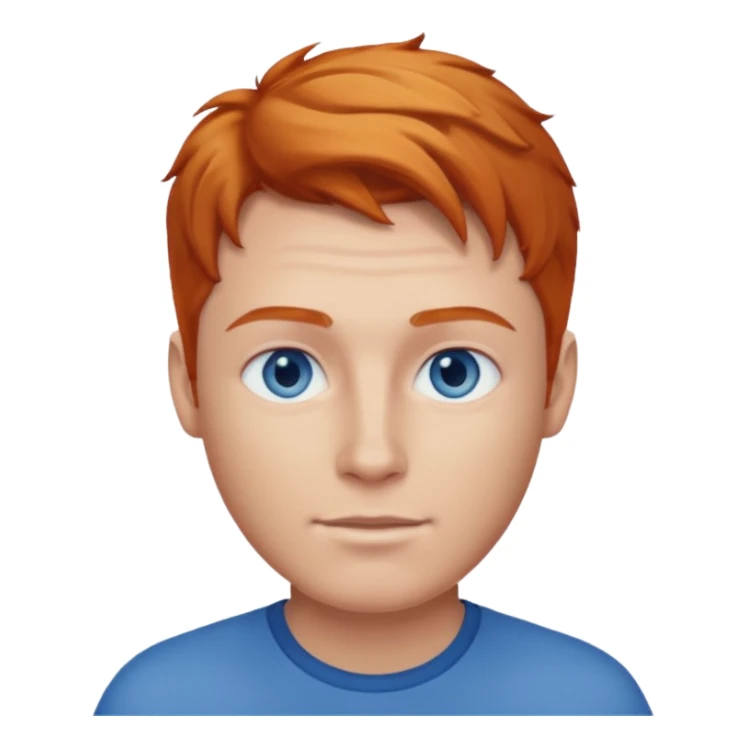 Why is he blonde make him ginger sticker