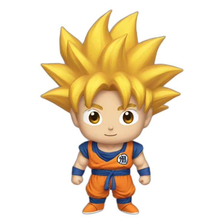 Small goku sticker