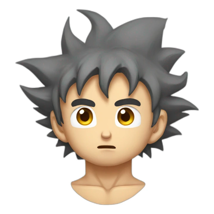 San Goku sad sticker