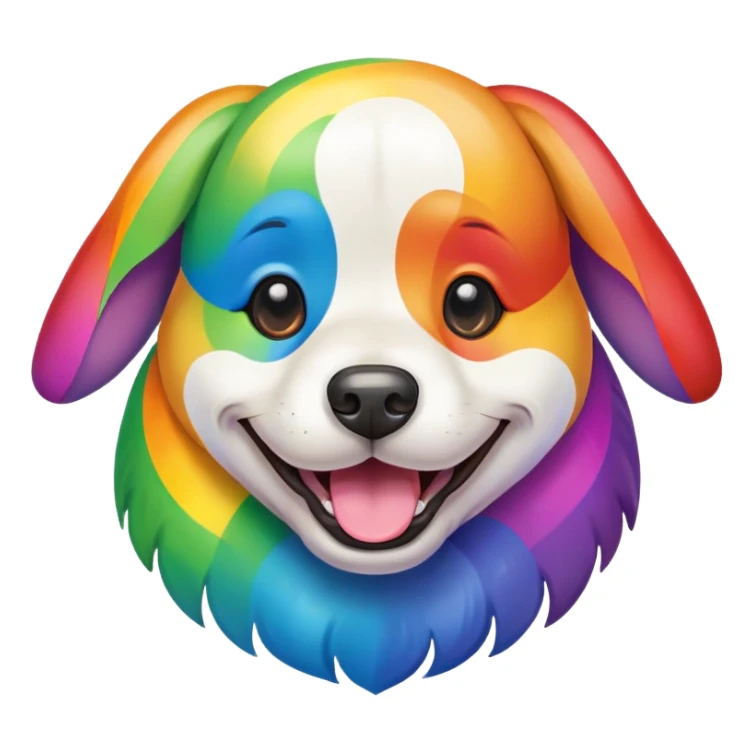 dog being gay sticker