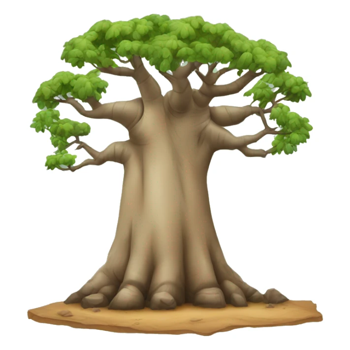 a baobab tree vector sticker