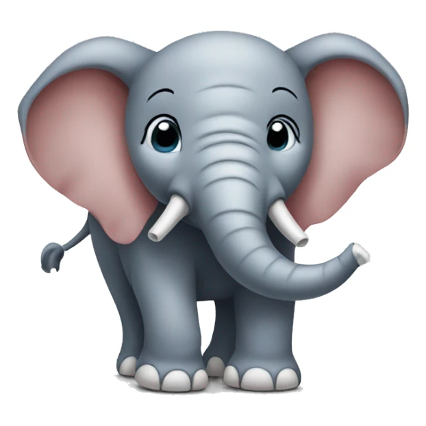 Elephant making sounds sticker
