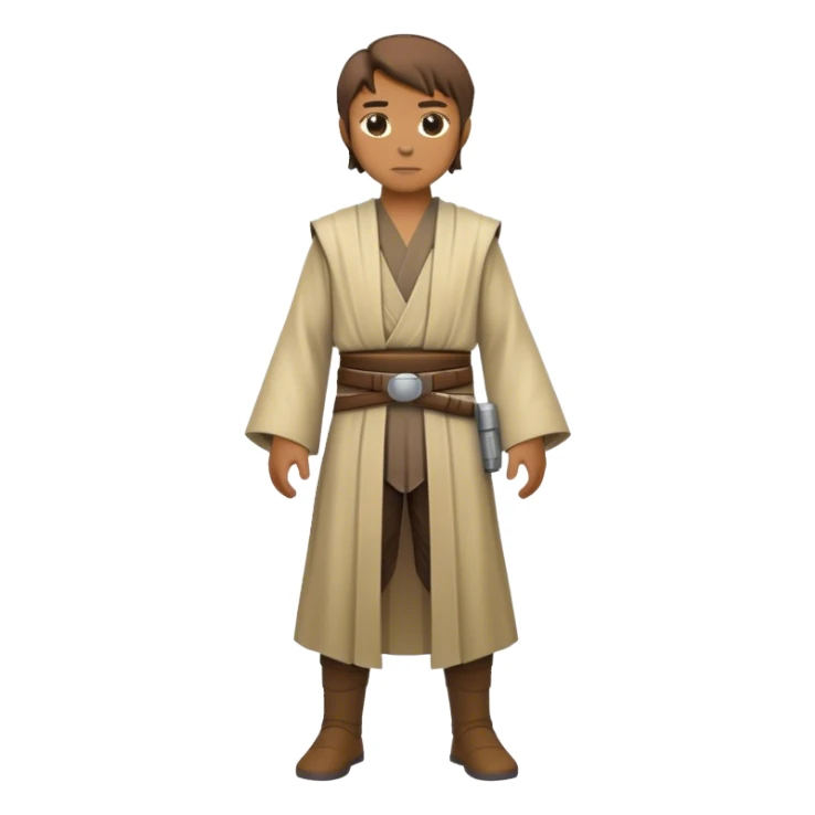 Jedi outfit fullbody sticker