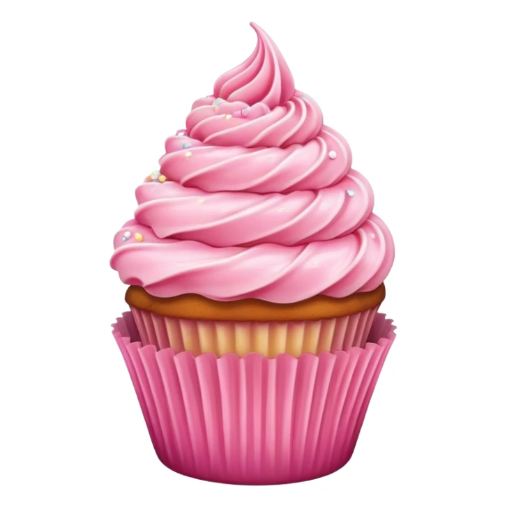 cupcake with pink icing sticker
