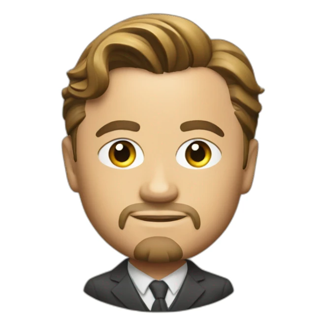 leonardo dicaprio learning financial literacy sticker